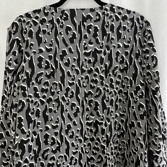 Alfani Women's A-Line Gray Animal Print Jacket Size XL - Picture 7 of 7